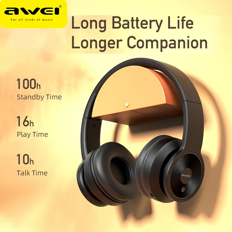 Awei A996 Pro ANC Wireless Bluetooth Foldable Adjustable Headphone Awei A996 Pro ANC Wireless Bluetooth Foldable Adjustable Headphone